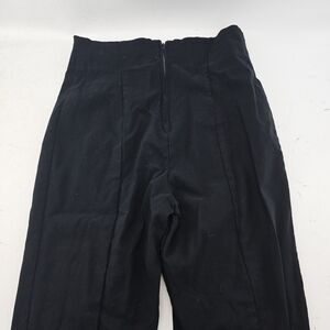 Hell Bunny Black High-Waist Tailored Pants